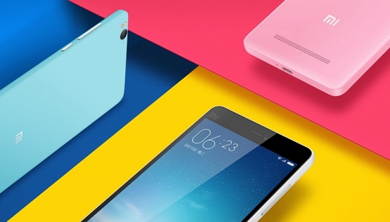 Смартфон Xiaomi Mi4C: розовый, белый, голубой